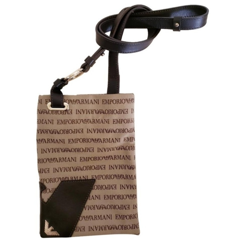 Emporio Armani Brown Crossbody Bag